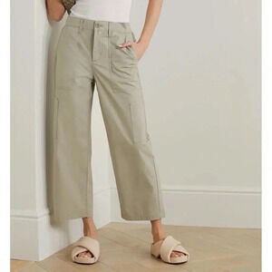 NWT Agolde Daria Utility Barrel Wide Leg Pants Ankle Lightweight Neutral 26